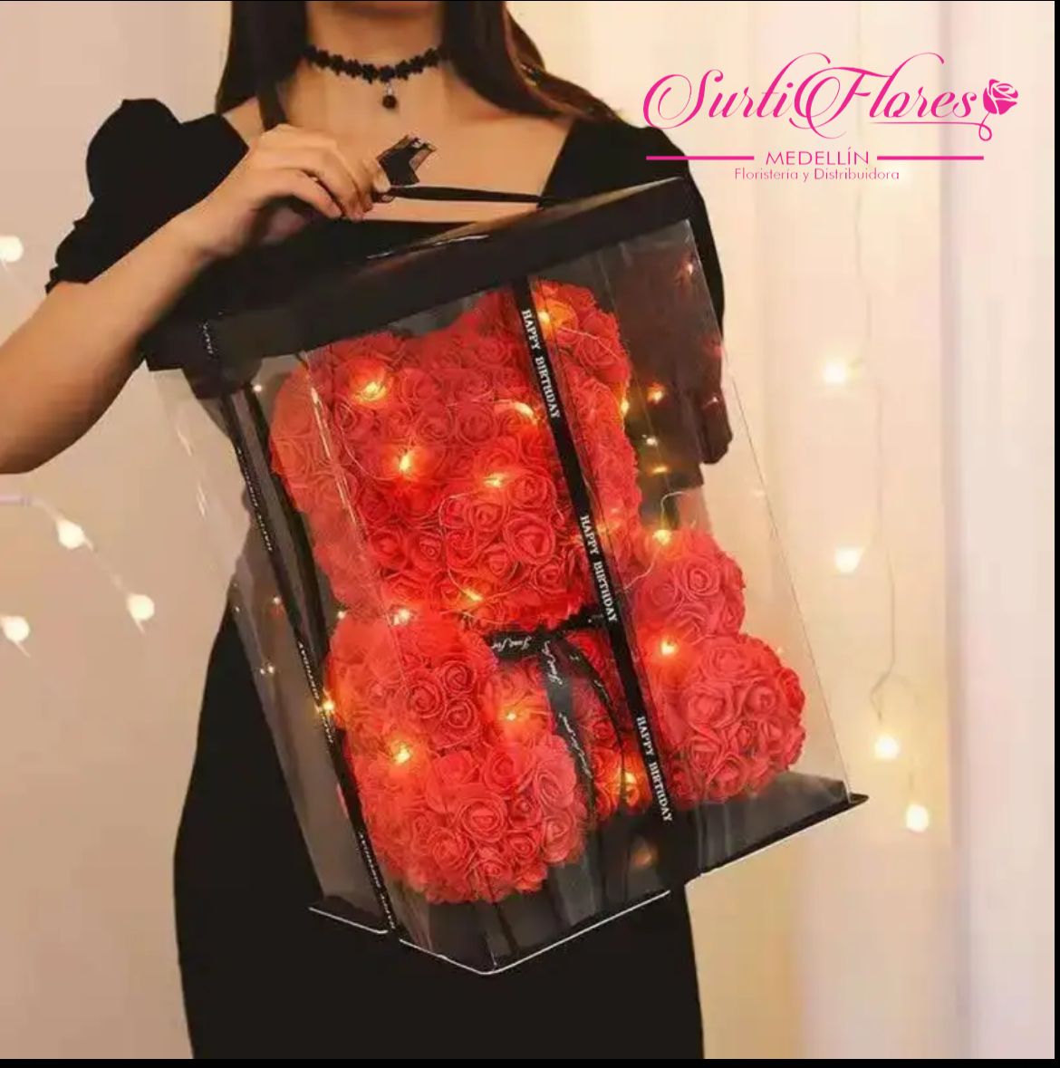 🧸 Oso de Rosas Eternas 💗